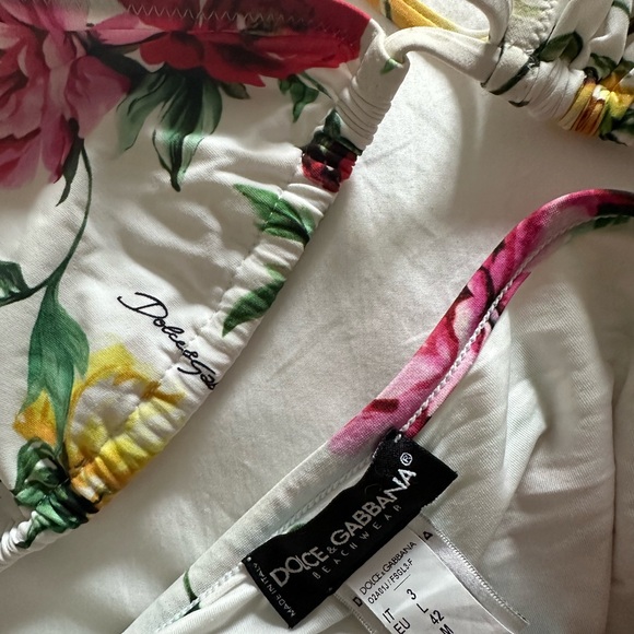 Dolce&Gabbana floral print Triangle Two-Piece Bikini Set swimwear - pink s/m - Picture 5 of 10